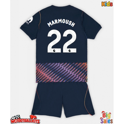Tottenham Hotspur Omar Marmoush #22 Replica Away Stadium Kit for Kids 2026-27 Short Sleeve (+ pants)